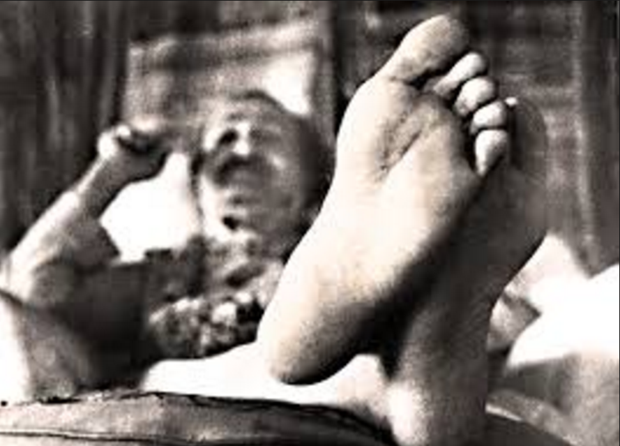 meher baba lotus feet